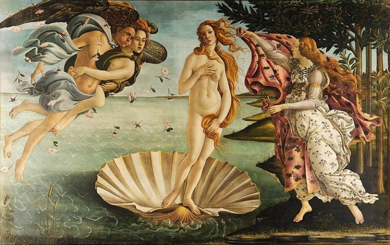 El nacimiento de Venus, de Sandro Botticelli