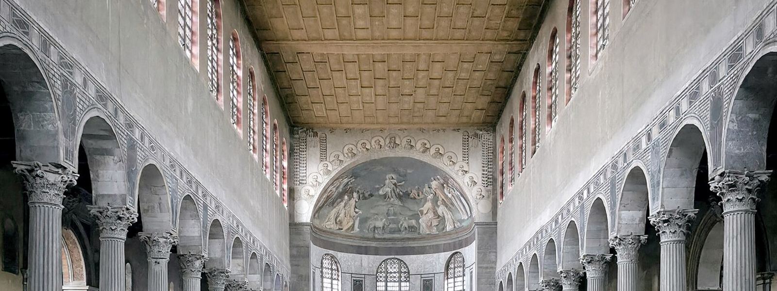 Nave de la basílica de Santa Sabina, Roma, siglo V