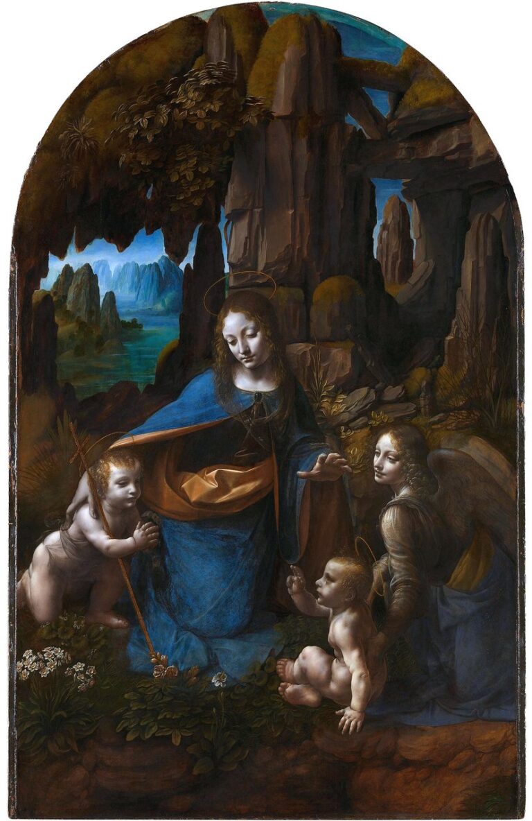 La Virgen de las Rocas, de Leonardo da Vinci