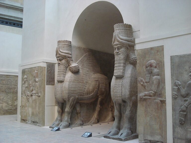 Lamassu, toros alados de Khorsabad