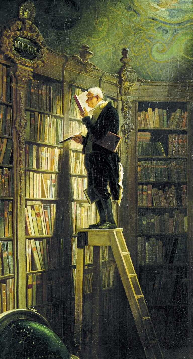 El ratón de biblioteca, de Carl Spitzweg