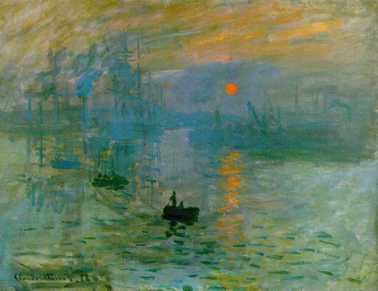 Impresión, sol naciente, de Claude Monet